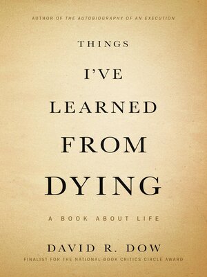 Things I've Learned from Dying - ebook